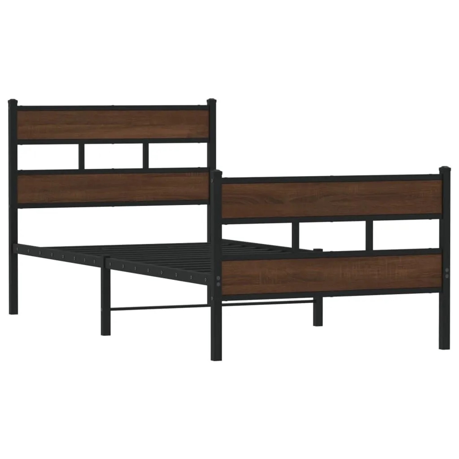 vidaXL Bettgestell ohne Matratze mit Kopf- und Fußteil 80x200 cm 4017160 günstig online kaufen