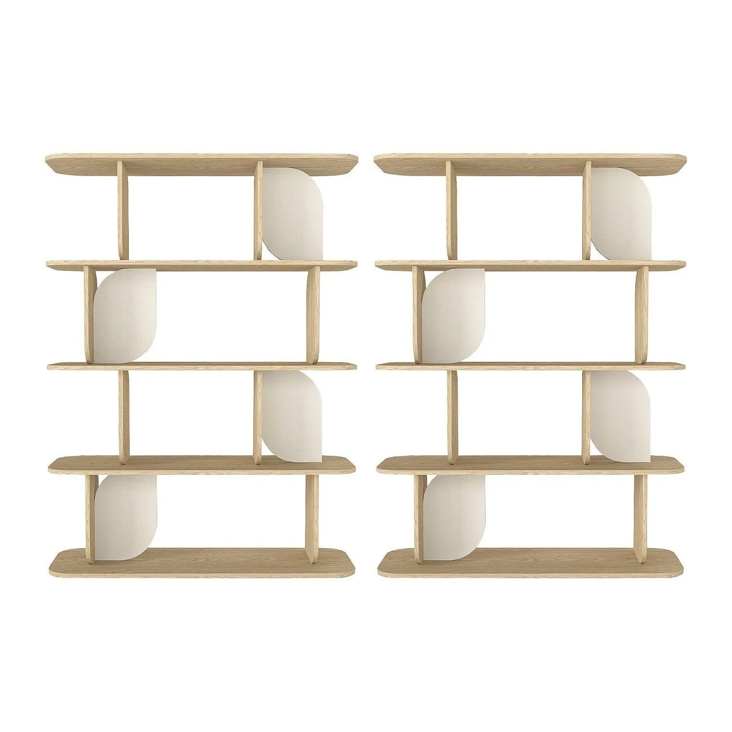 Vente-unique Regal Neleria Beige  Naturfarben Hell 120 cm