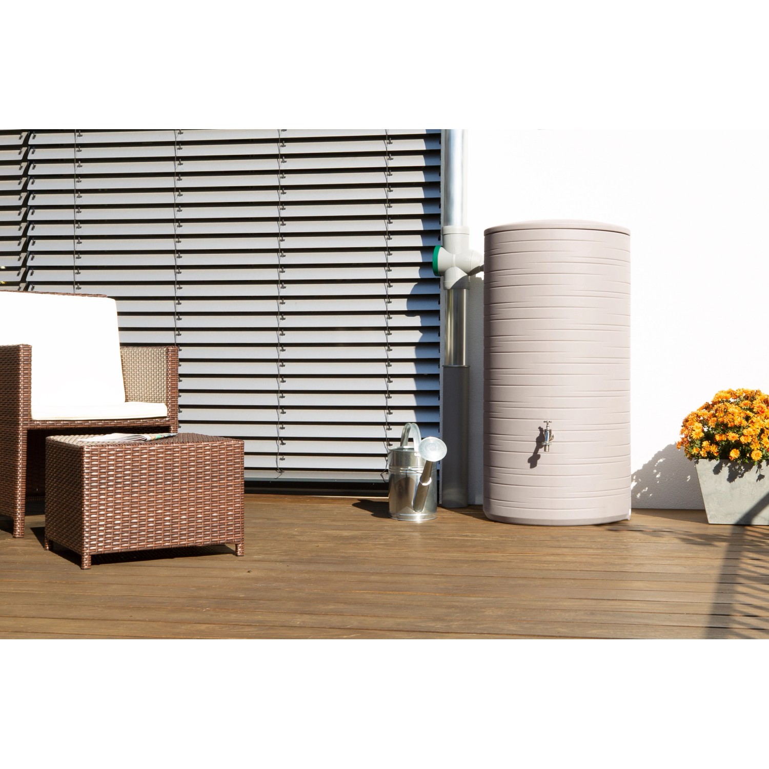 Arves Regentonne Novara 280 l Taupe kaufen bei OBI