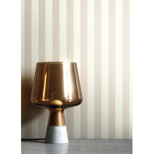 Newroom Vliestapete Nodin: Beige vertikale Streifen, matt. Modernes Design für Wohnzimmer, Schlafzimmer.