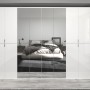 Inn.Furn Schuhschrank Weiß Hochglanz 122 cm mit Spiegel SystemX_8