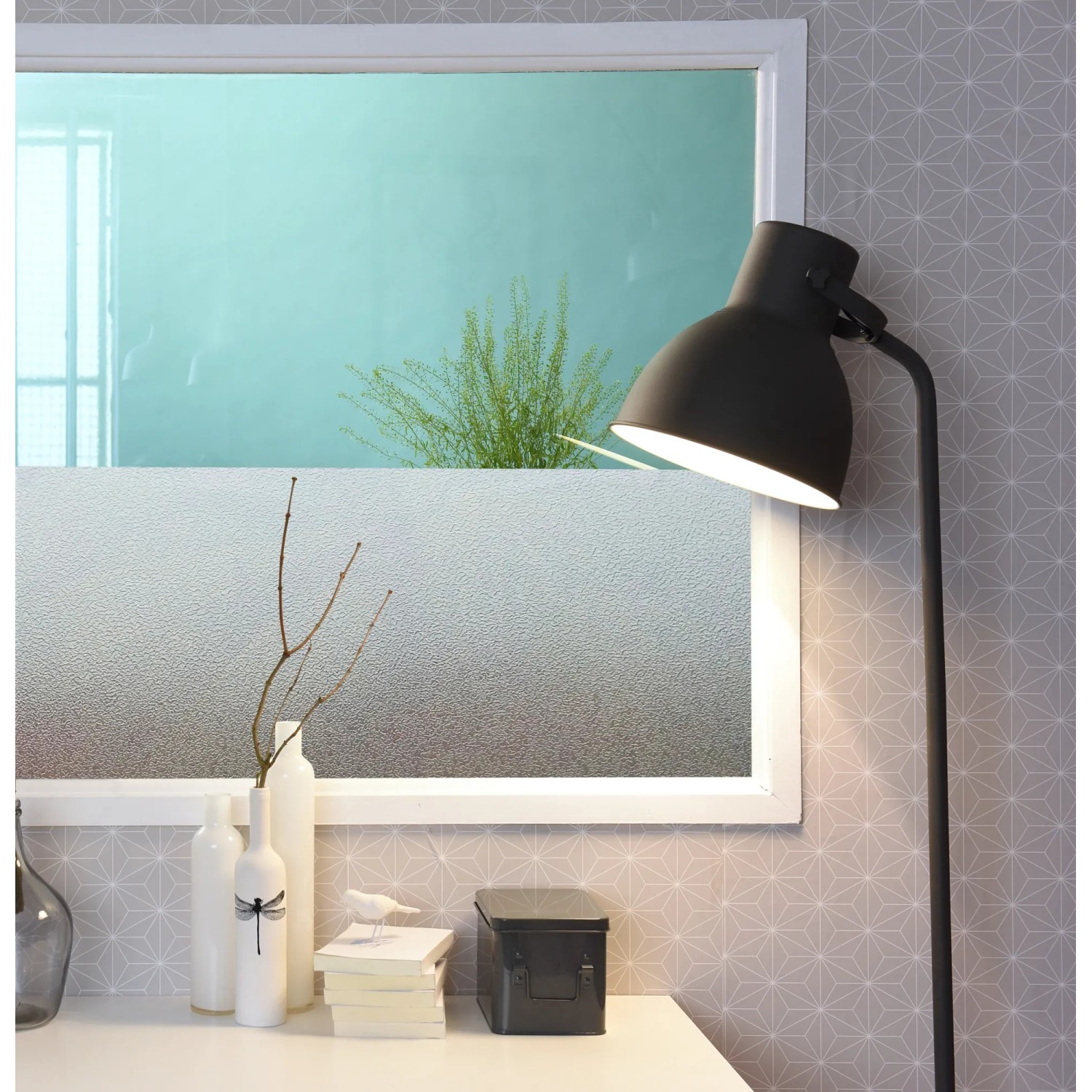 Venilia Sichtschutzfolie Fenster Vitrostatic blickdicht statisch 90 cm x 150 cm kaufen bei OBI