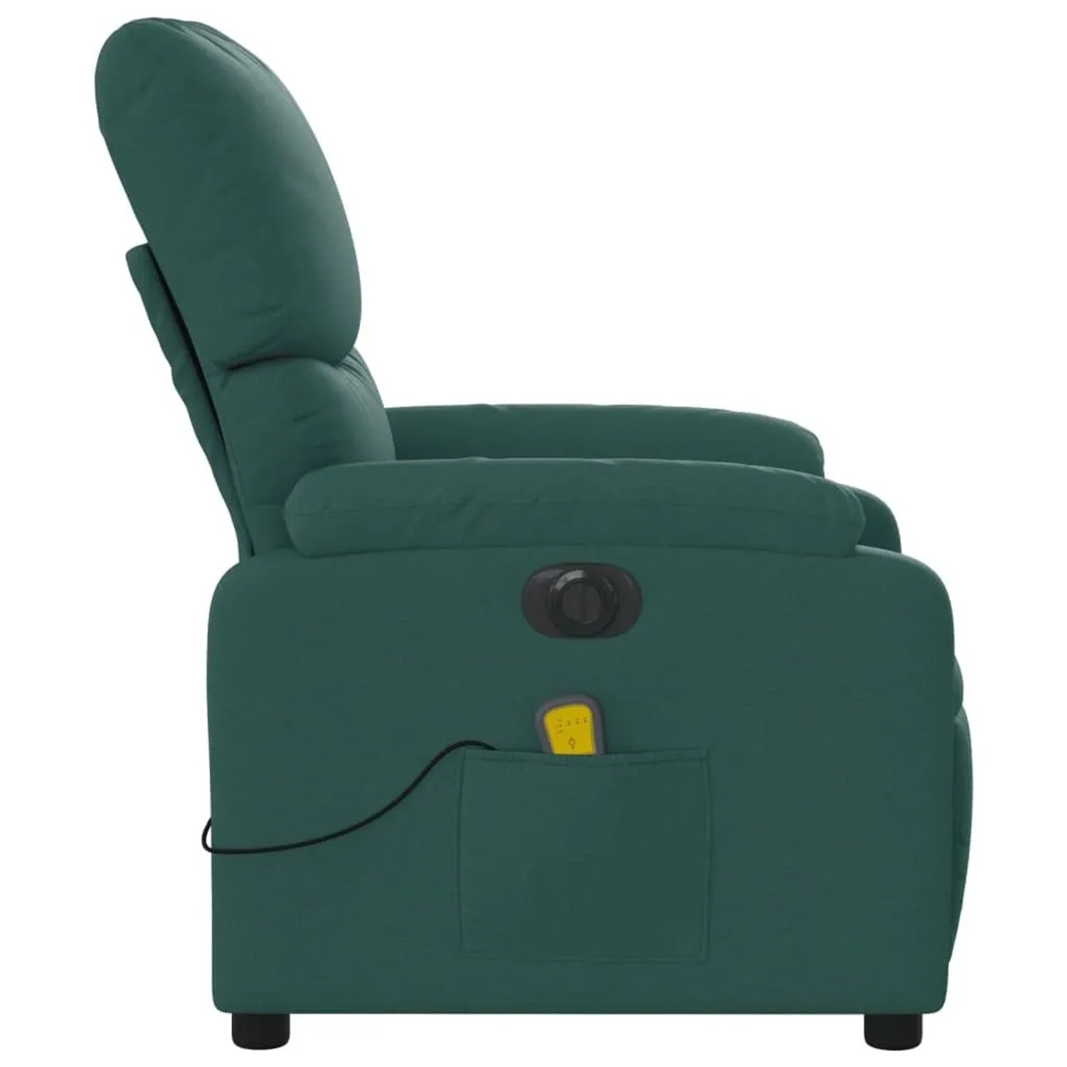 vidaXL Massagesessel Elektrisch Dunkelgrün Stoff 3204818_10
