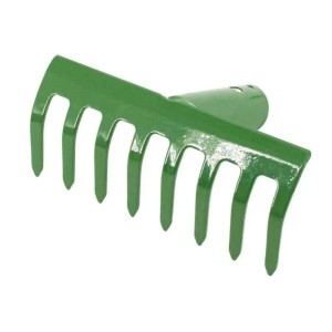 Galaflor Gartenrechen aus Stahl 8 Zinken 19 cm