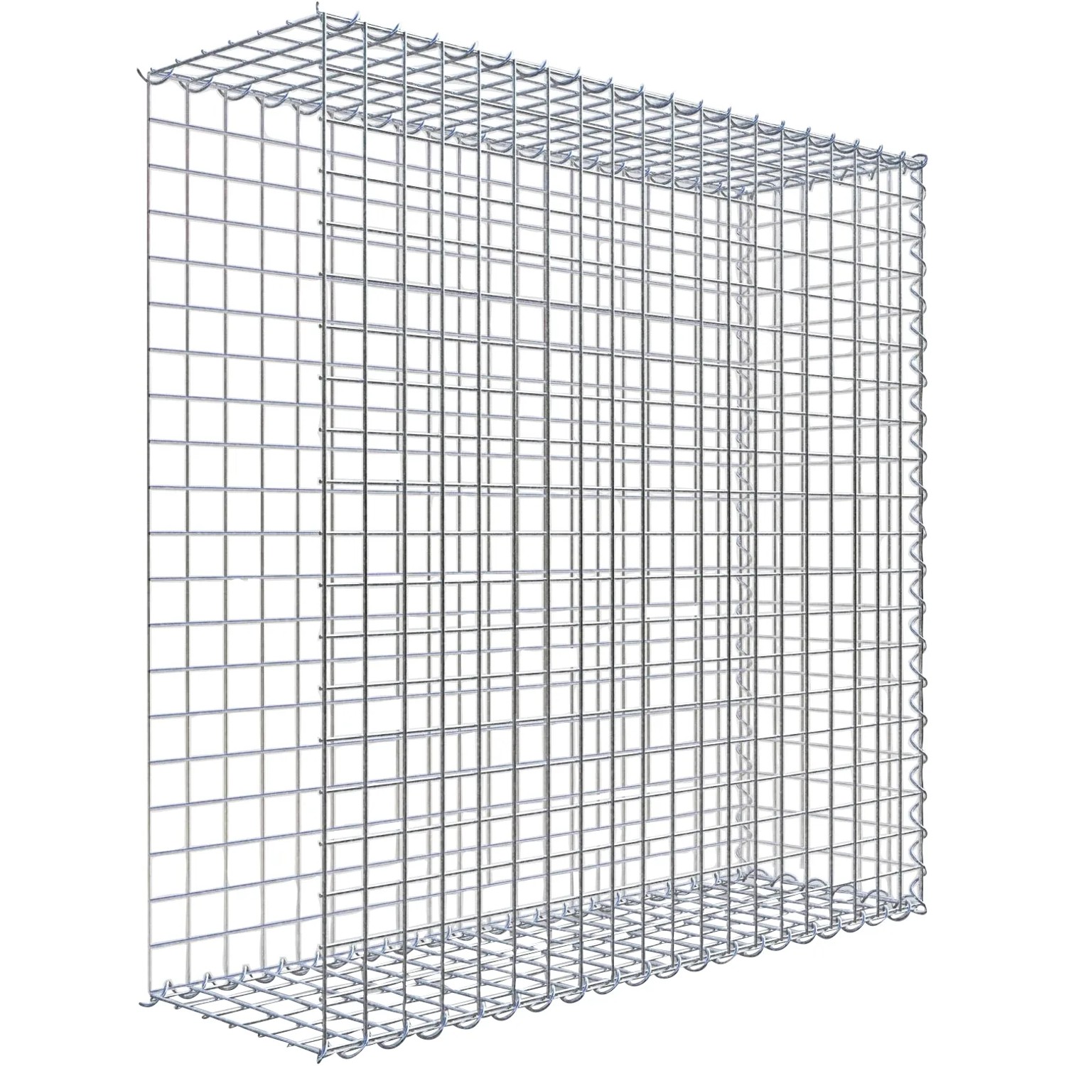 Gabiona Gabione-Anbaukorb Typ 2 100 x 100 x 30 cm Maschenw 5 x 5 cm