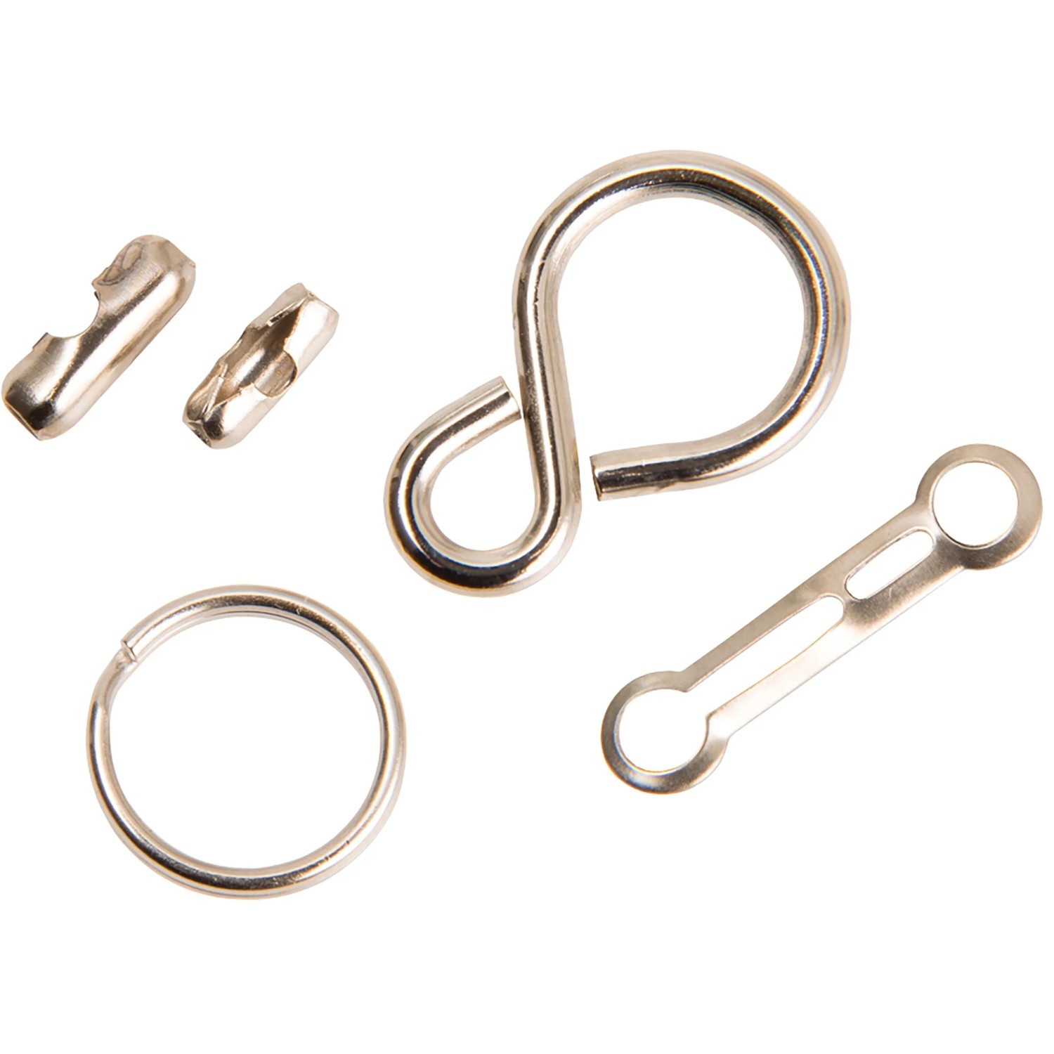 Conacord Kugelketten-Zubehör Messing Ø 2,4 mm Länge 29 mm Chrom