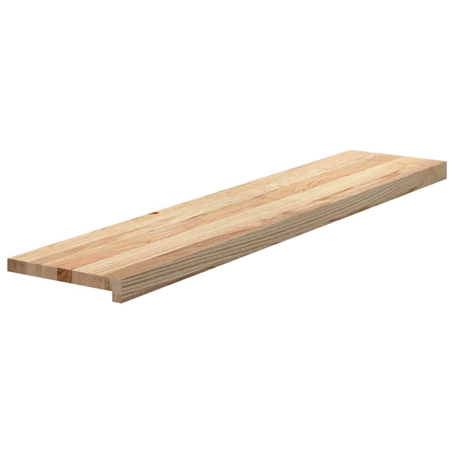 vidaXL Treppenstufen 4 Stk Unbehandelt 120x25x2 cm Massivholz Eiche 3282898 günstig online kaufen