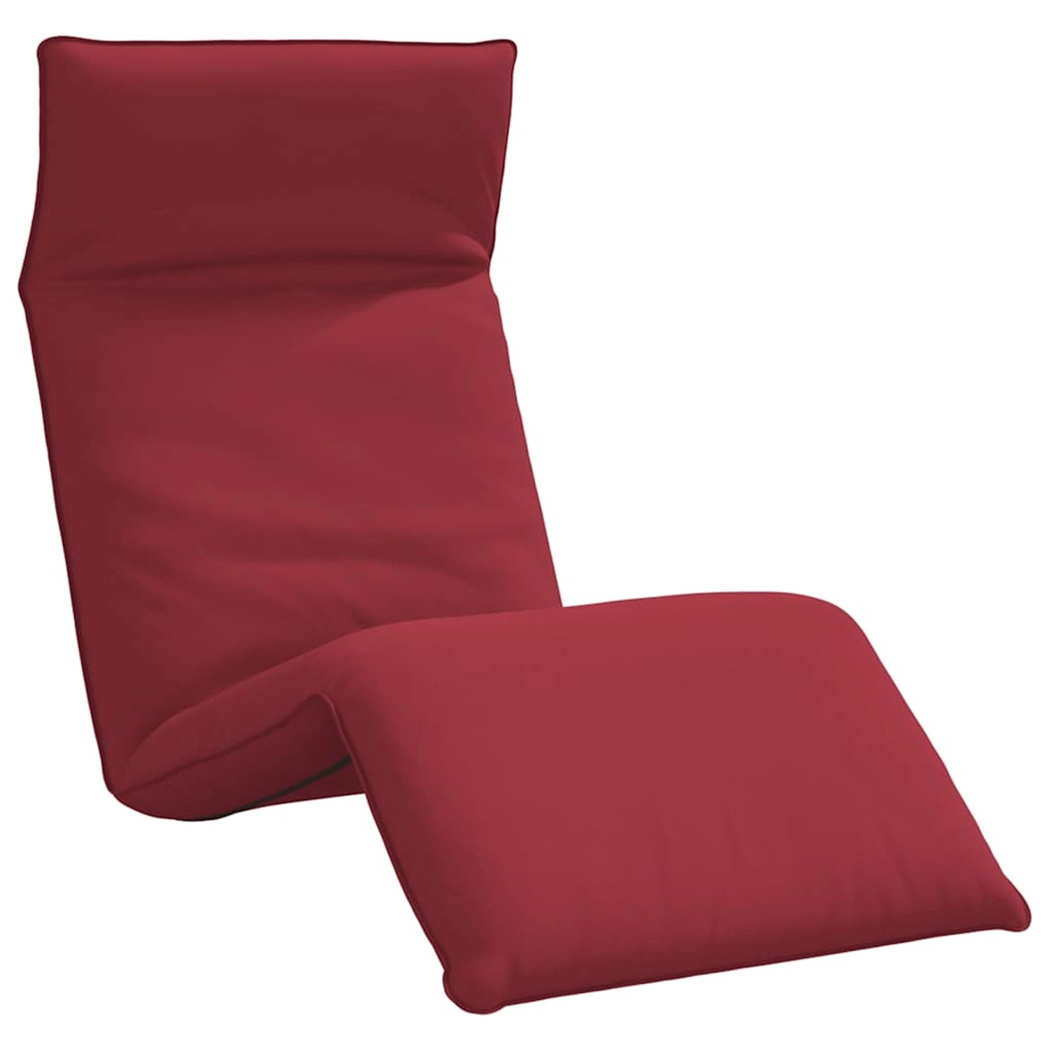 vidaXL Sonnenliege Klappbar Weinrot 175x54x8,5 cm Oxford-Gewebe 4019755 günstig online kaufen