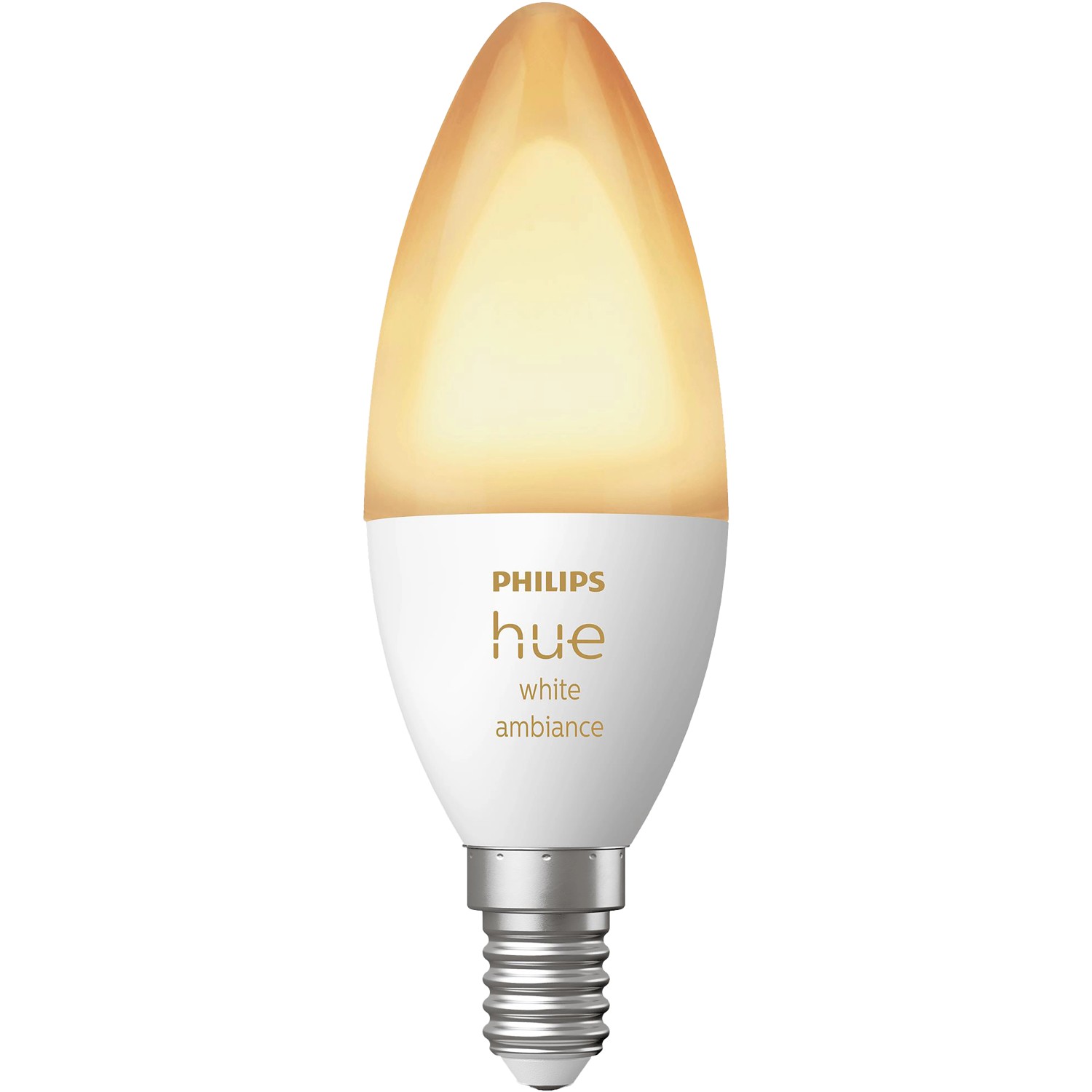 Philips Hue LED-Leuchtmittel E14 White Ambiance Kerze 470 lm 1er Pack