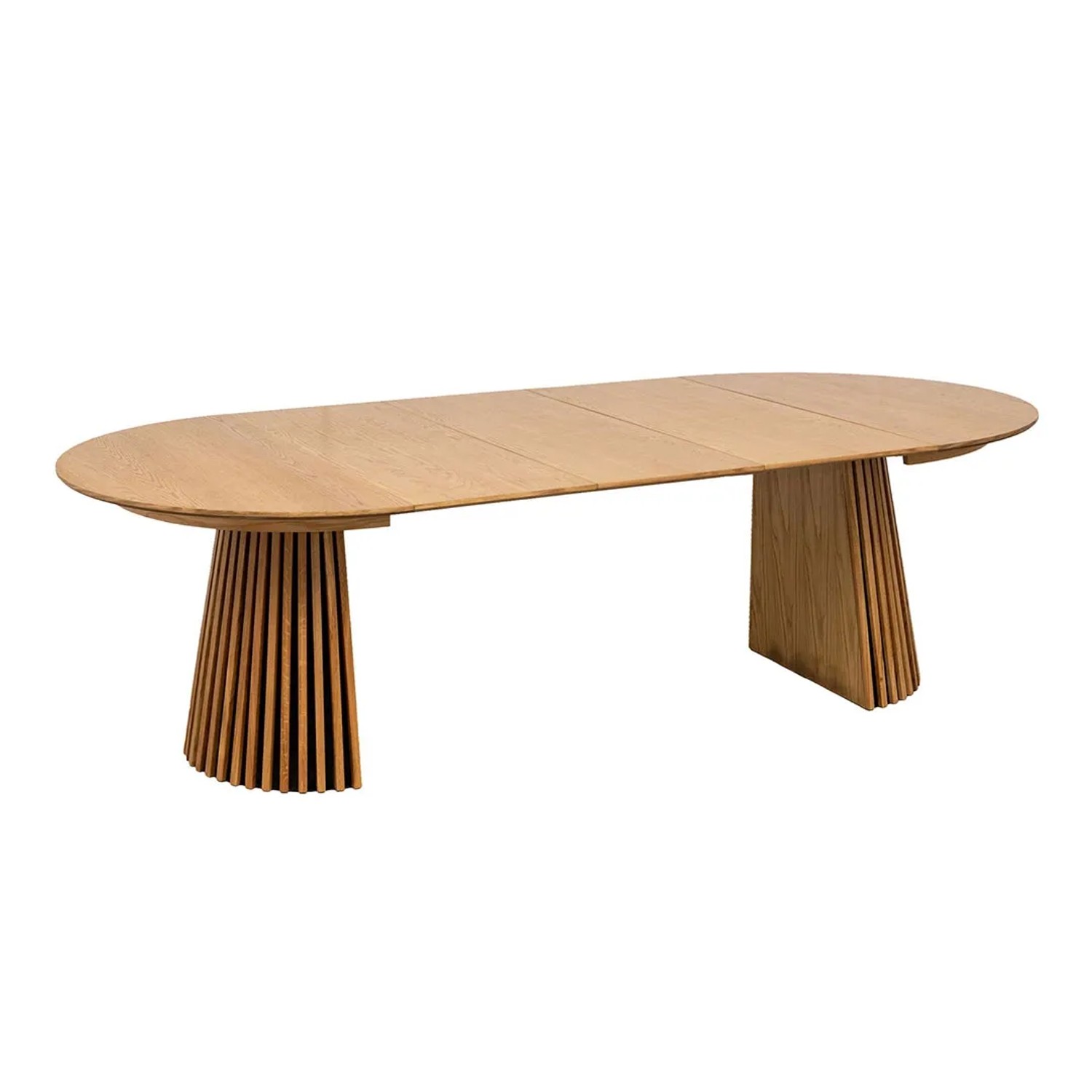 ebuy24 Osaka Esstisch Inkl 3 Ansteckplatten Ø 120x120-160-200-240cm Eiche