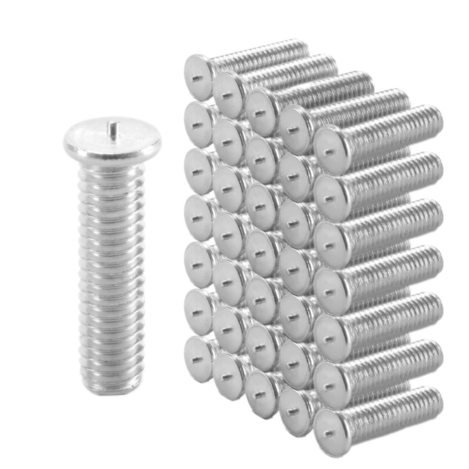 STAHLWERK Alu Schweißbolzen M4 100er Set Smart Repair Ausbeulspotter 2er Set