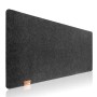 BigDean Schreibtischunterlage Filz Rutschfest 90x40 cm XXL Mauspad