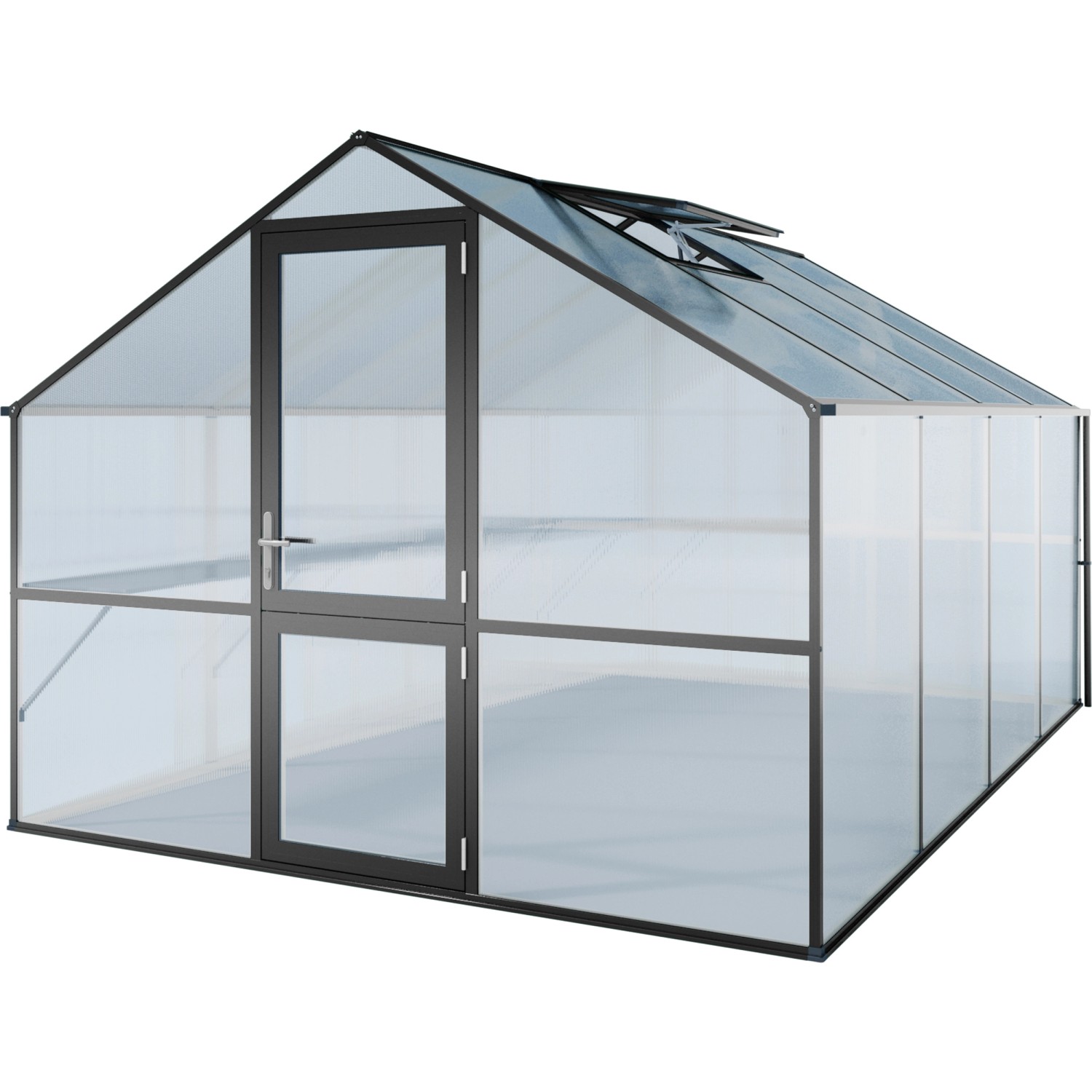 KGT Gewächshaus Orchidee IV HKP 10 mm Anthrazitgrau günstig online kaufen
