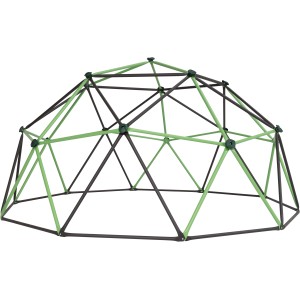 Lifetime Klettergerüst Geodome, 335 cm, grün und schwarz, für Spielplätze und den Garten.