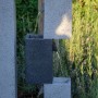 Dobar Design Gartenbrunnen XL Kaskade mit 3 Stufen und LED Beleuchtung in Steinoptik.
