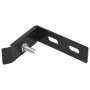 vidaXL Wand-Eckverbinder 10 Stk Anthrazit 144501