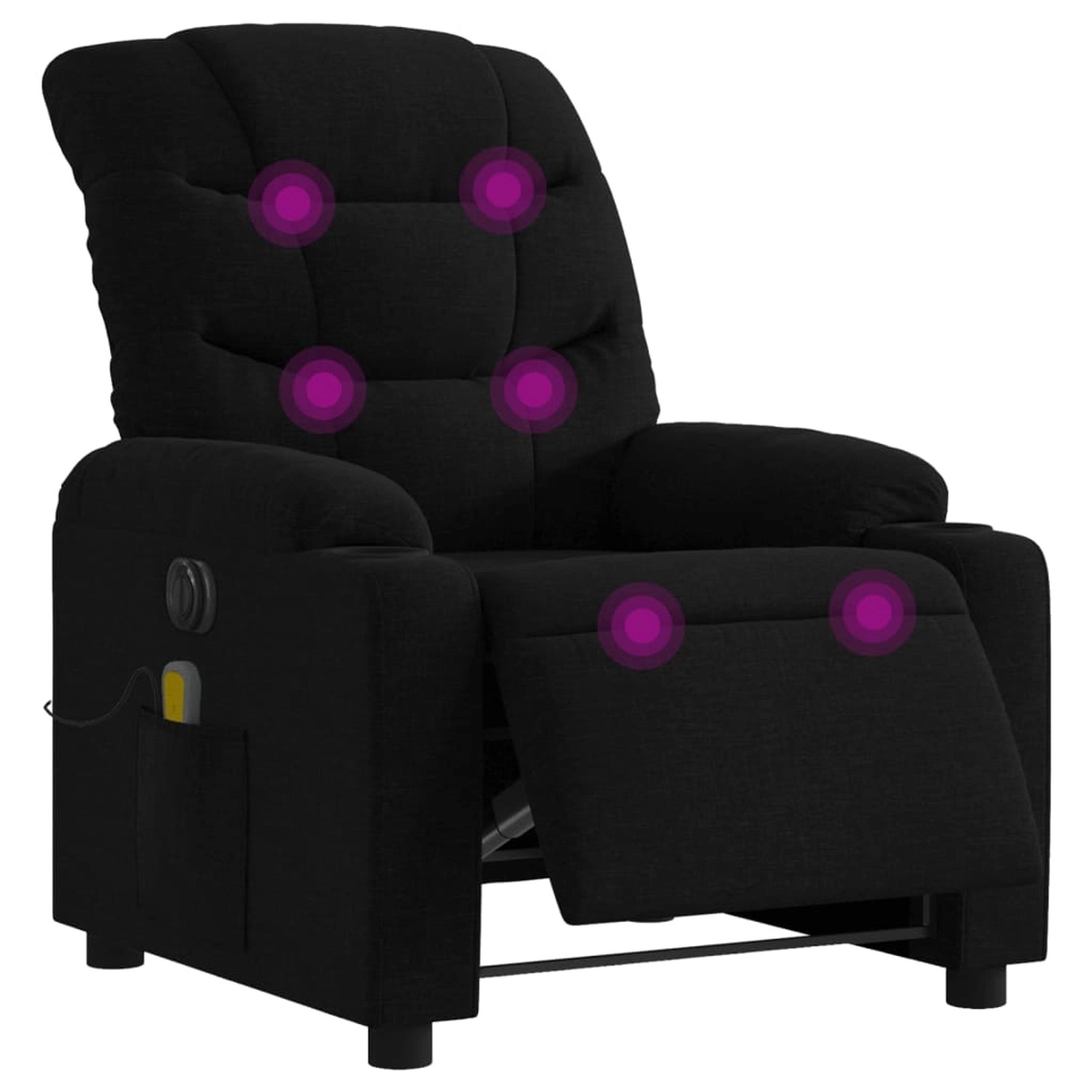 vidaXL Massagesessel Elektrisch Schwarz Samt Modell 5 günstig online kaufen