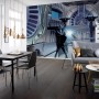Komar Vlies Fototapete Star Wars Duell im Thronsaal, 500x250cm. Wohnraum mit Star Wars Wandbild.