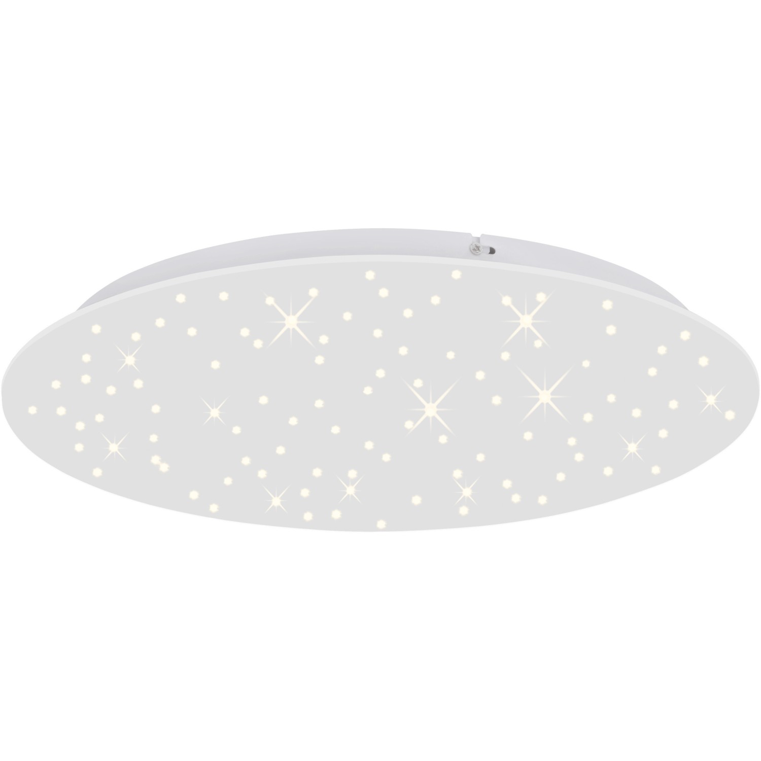 Weiße LED-Deckenleuchte Sternenhimmel (48x48cm) von Just Light für stimmungsvolle Beleuchtung im Raum.