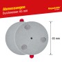 Magnetolink Magnetbefestigungs-Set für Rauchmelder, Stahl verzinkt, 65mm Durchmesser.