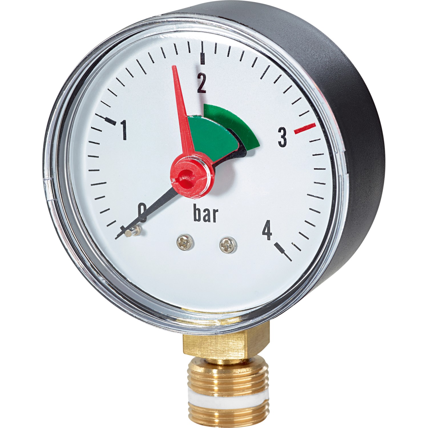 Manometer 10 mm (3/8 Zoll) Radial 0 bar - 4 bar günstig online kaufen