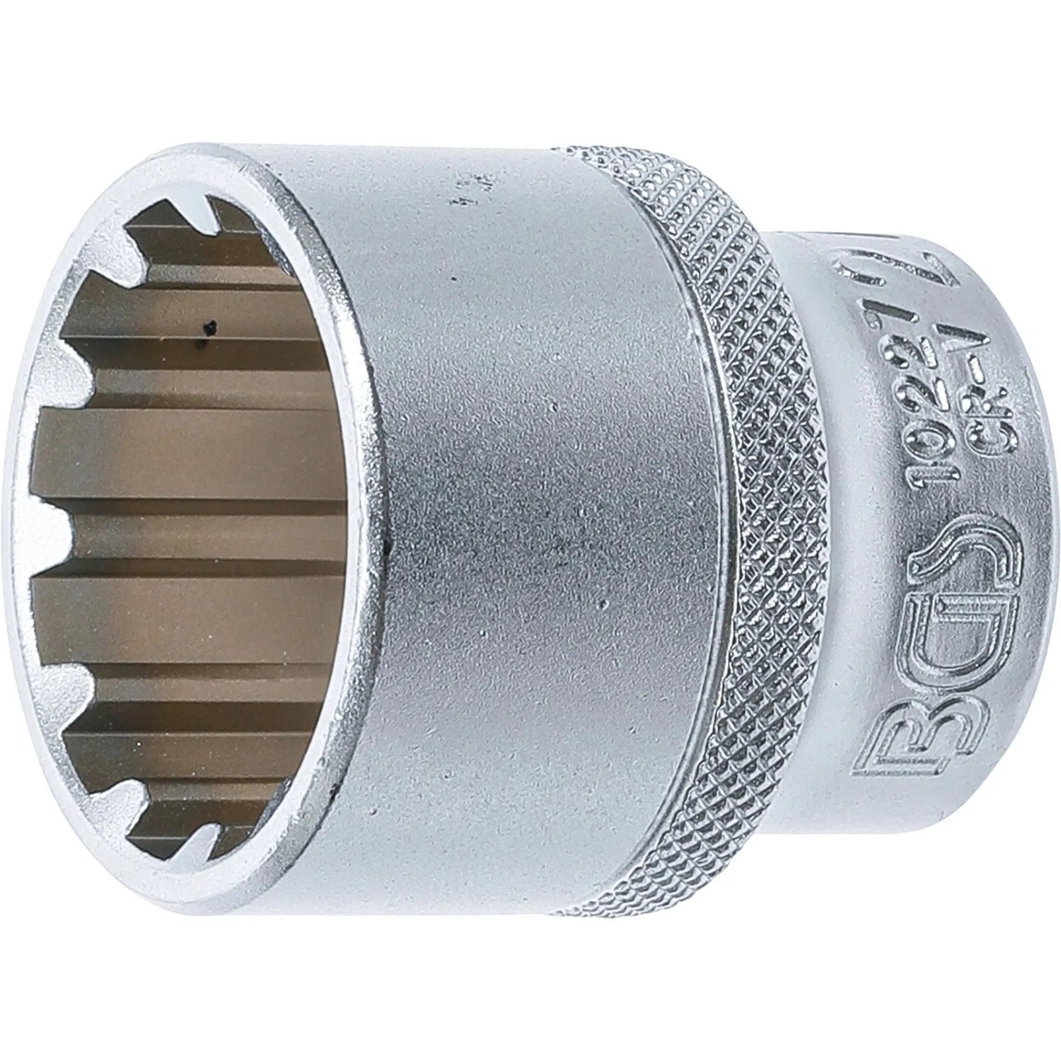 BGS Steckschlüssel Einsatz Gear Lock Antrieb Innenvierkant 12 5 Mm  1 2 Zoll  SW 27 Mm 10227