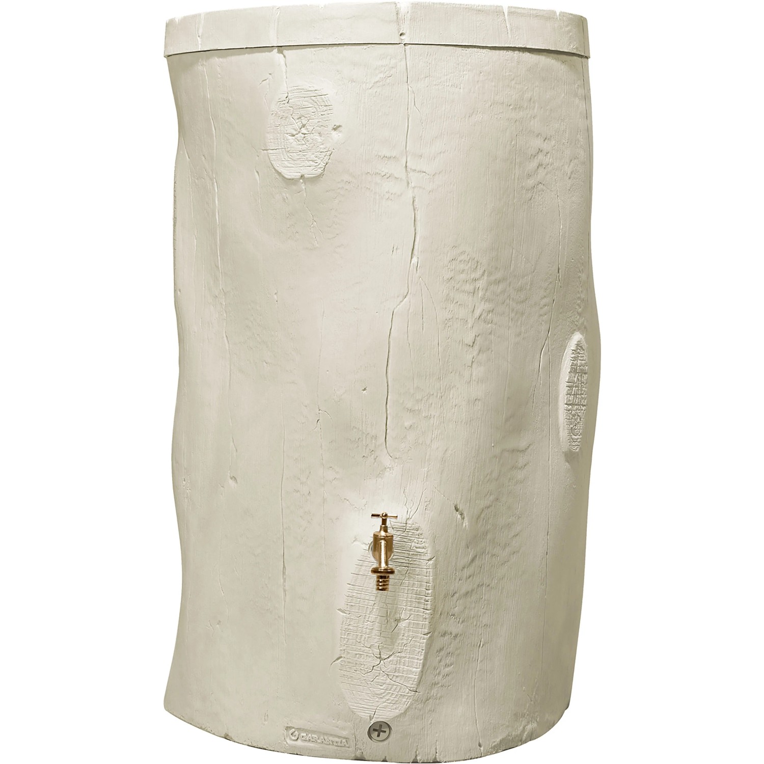 Garantia Regentonne Woodstock Baumstamm 400, Pinewood