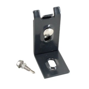 Galaflor Wandhalter für Doppelstabmatten 60x40mm Anthrazit