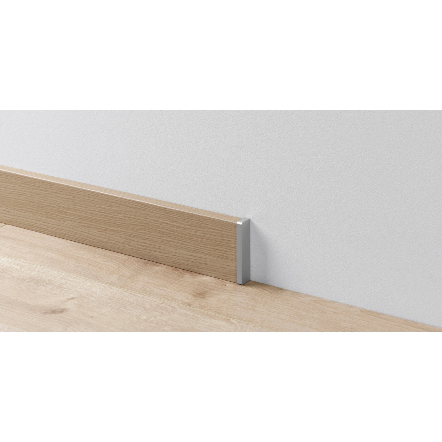 Parador Abschlusskappe Alu-Optik für Sockelleisten SL 3/6/18.