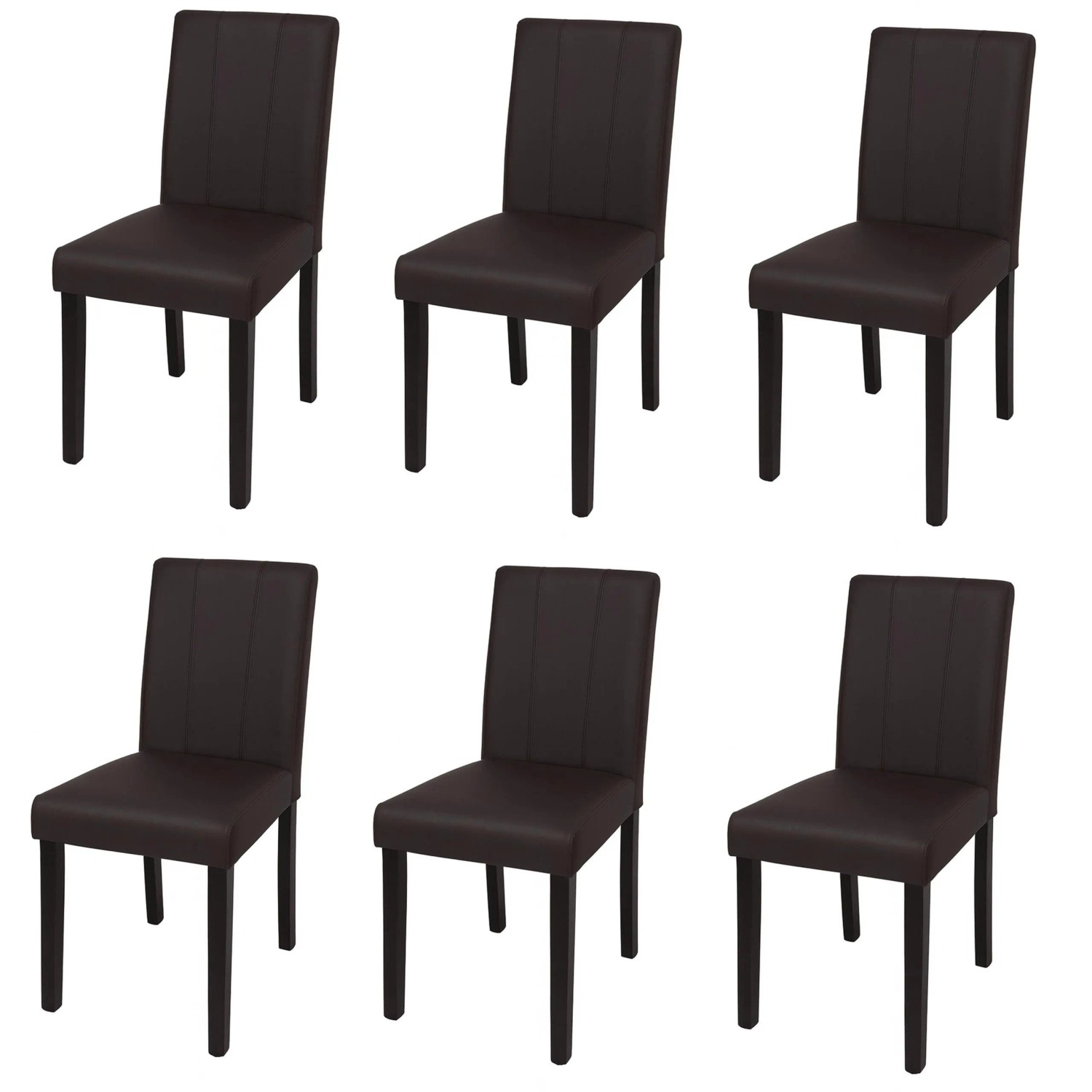 MCW Esszimmerstuhl O65d 6er-Set Braun günstig online kaufen