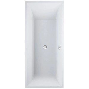 Villeroy & Boch Squaro Duo Rechteck-Badewanne, 170x75 cm, Weiß, aus Quaryl®.