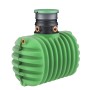 Garantia Erdtank Cristall Proline 1600 L Gartenpaket mit Domschacht und Deckel, grün.