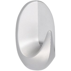 Siro Haken H114, selbstklebend, Chrom matt, für leichte Gegenstände.