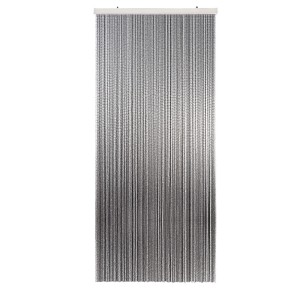 Transparenter Conacord Türvorhang Vita, 90x200 cm, aus PVC-Kristallschnüren.
