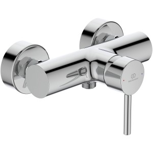 Ideal Standard Ceraline Duscharmatur AP Chrom, Aufputz-Brausearmatur mit Hebel und glänzender Oberfläche.