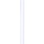 Weiße, dimmbare LED Tischleuchte für den Außenbereich, wiederaufladbar und mit CCT-Funktion.