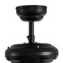 Schwarzer QAZQA Deckenventilator Mistral Busa (107,5 cm) mit Zugschalter.