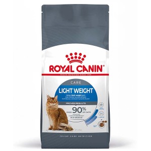 Royal Canin Light Weight Care Trockenfutter für übergewichtige Katzen, 0,4 kg Packung.