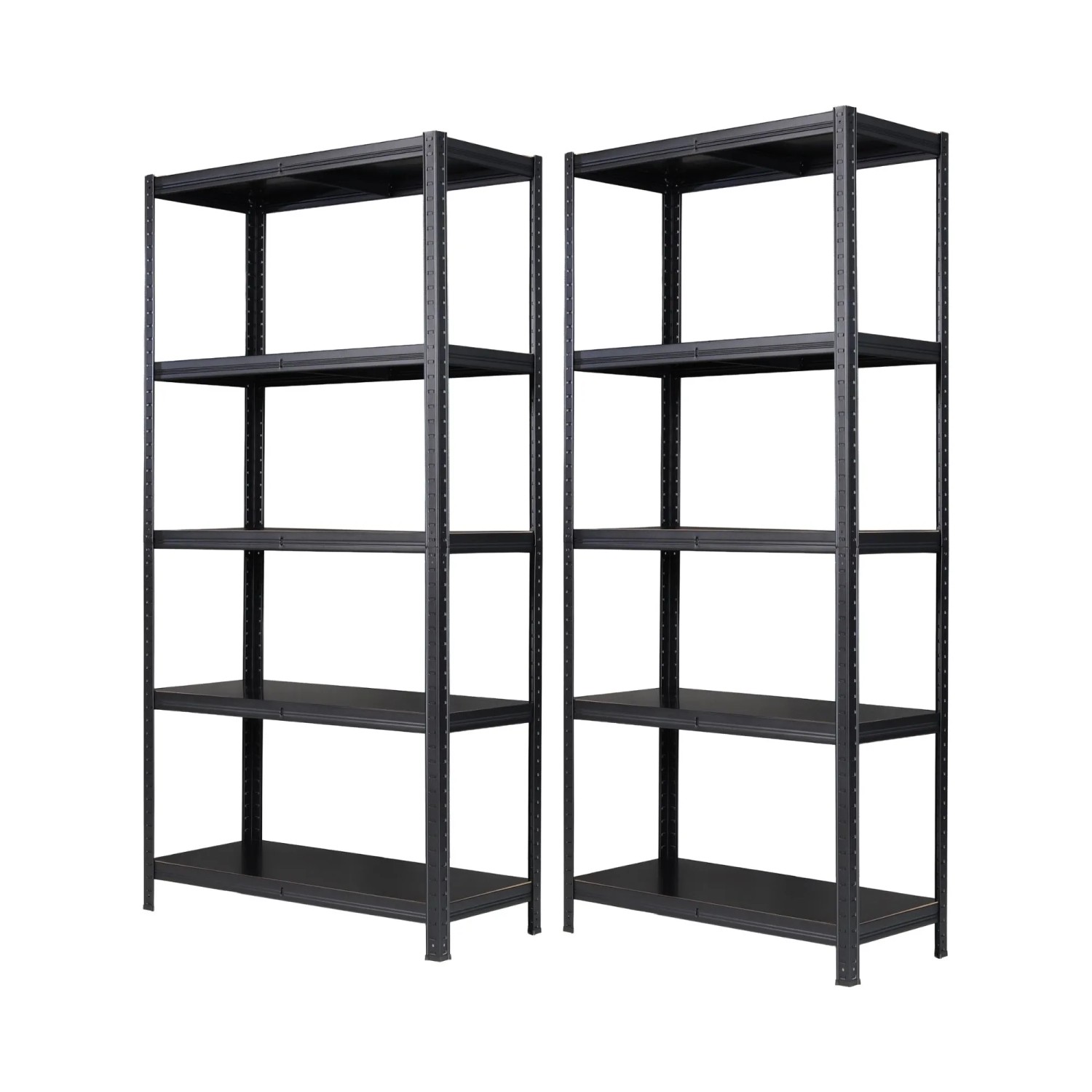 Albatros SR2B Premium Schwerlastregal 875 Kg 180x90x40 Cm Mit 5 Verstellbaren Ablagen Schwarz