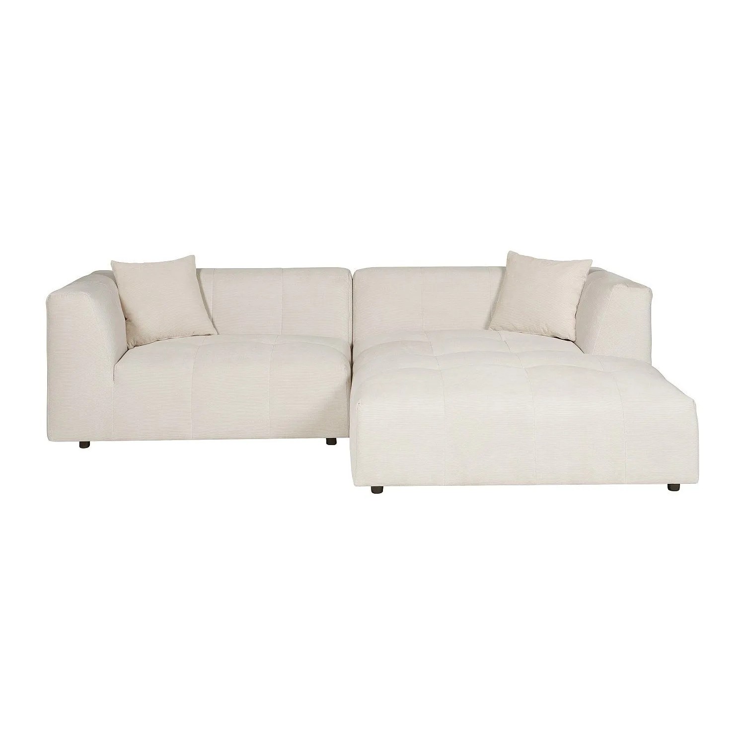 Vente-unique Sofa Ohne Schlafmöglichkeit Naemia Beige 272 cm