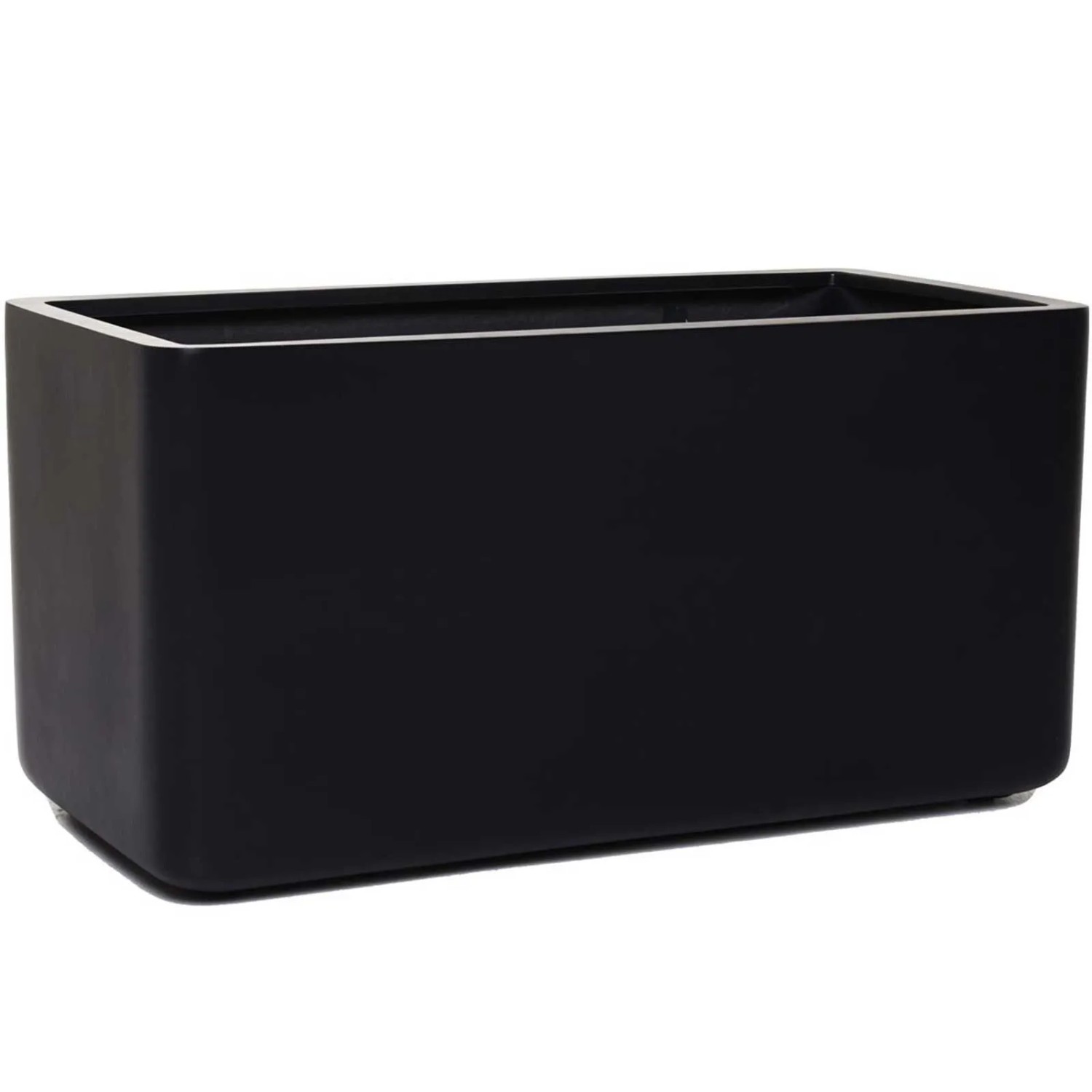 Vivanno Pflanztrog Maxi Round 80 cm x 40 cm x 40 cm Anthrazit