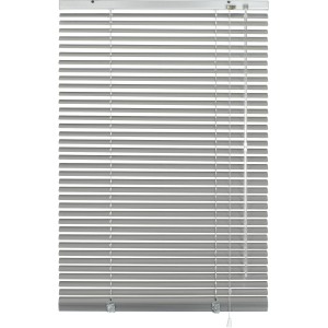 Gardinia Aluminium Jalousie, 100x175 cm, silberfarben. Sicht- und Sonnenschutz für Fenster.