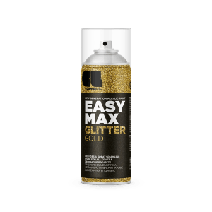 COSMOS LAC EASYMAX Sprühlack Matt mit Extrem Hoher Deckkraft  Spraydosen Sprühfarbe DIY Lack Glitter Gold