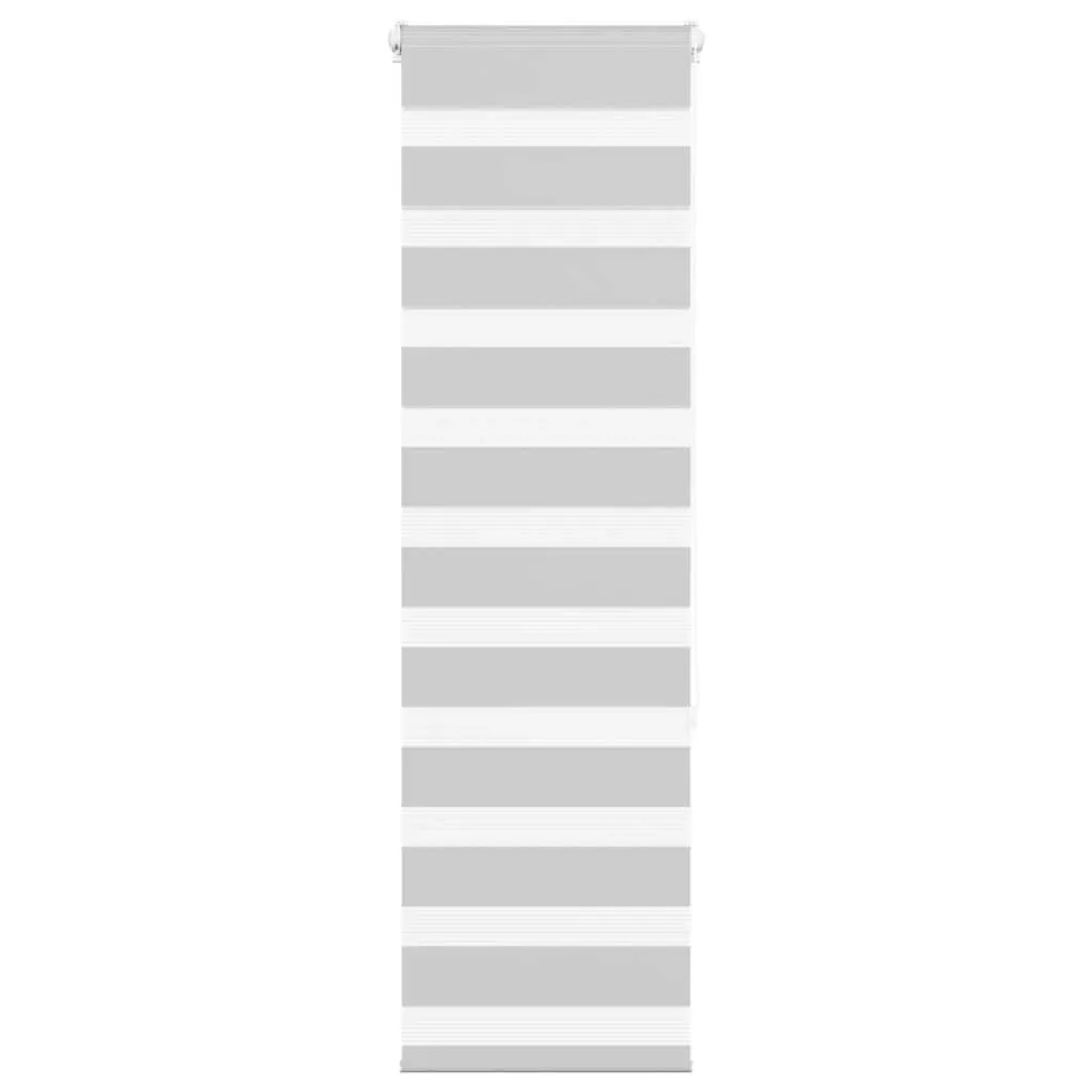 vidaXL Doppelrollo Hellgrau 45x150 cm Stoffbreite 40,9 cm Polyester 4014432 günstig online kaufen