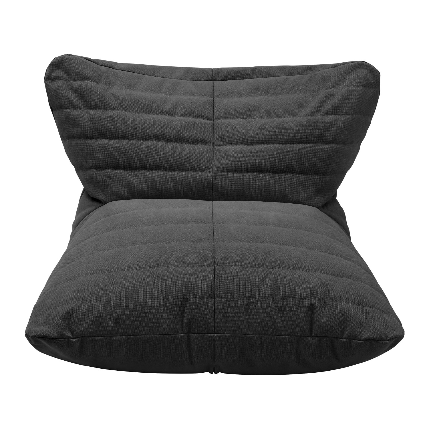 Bessagi Home Sitzsack Marta Dunkelgrau Webstoff