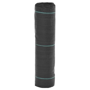 vidaXL Unkrautvlies Schwarz 0,5x50 m PP 4005174
