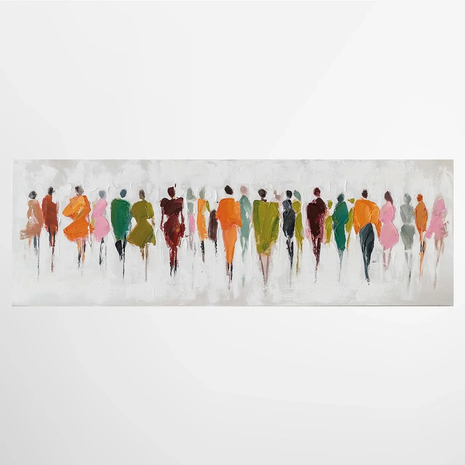 ArtUniverse Leinwandbild Farben Der Begegnungen I 50 x 150 cm
