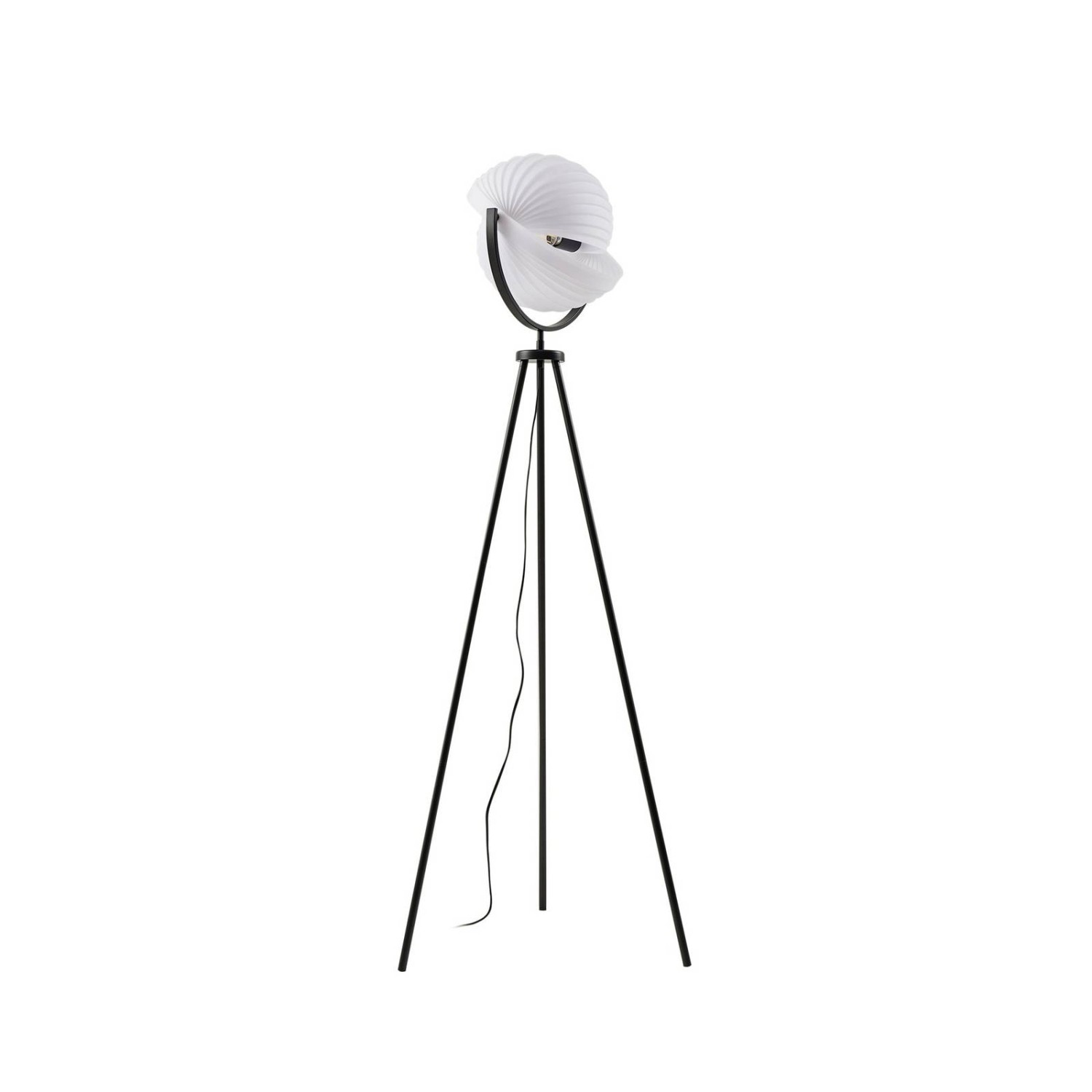Lucande Stehlampe Helva 10033239 Skandinavisch in Weiß 1-flammig E27 Wohnzimmerleuchte