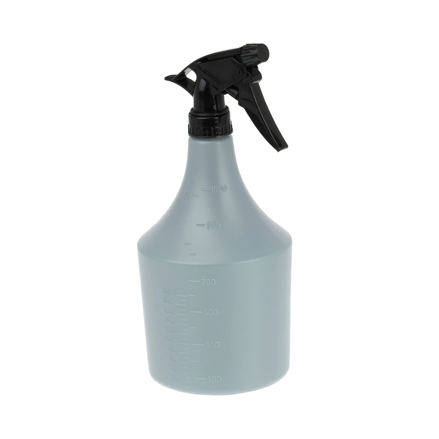 Relaxdays Sprühflasche Kunststoff Grau Schwarz mit Verstellbarer Düse 2er Set 1, 25 cm x 11 cm x 11 cm 75 g