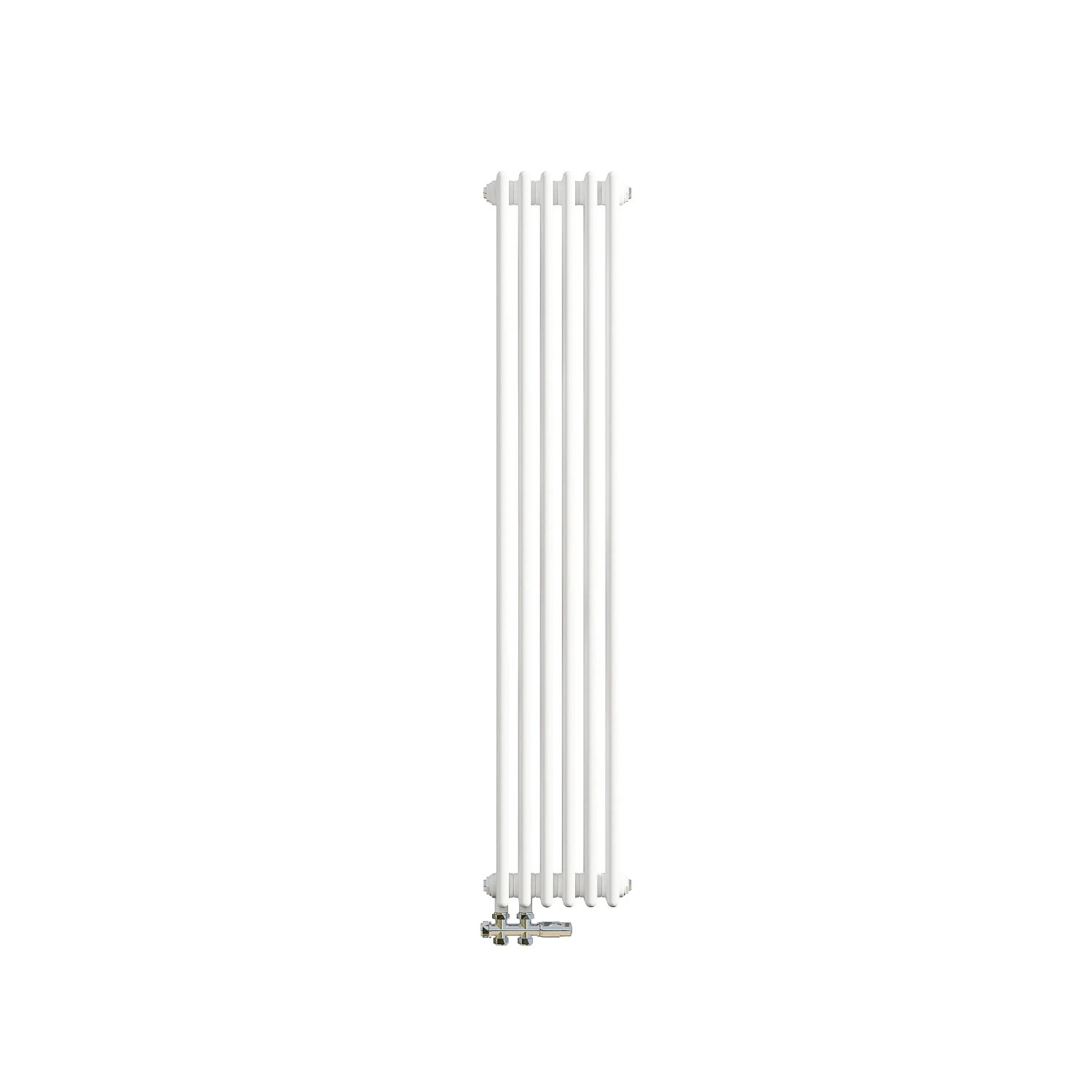 AICA Traditioneller Gusseisenstil 3 Spalten Heizkörper 1500 x 290 mm Weiß 983W